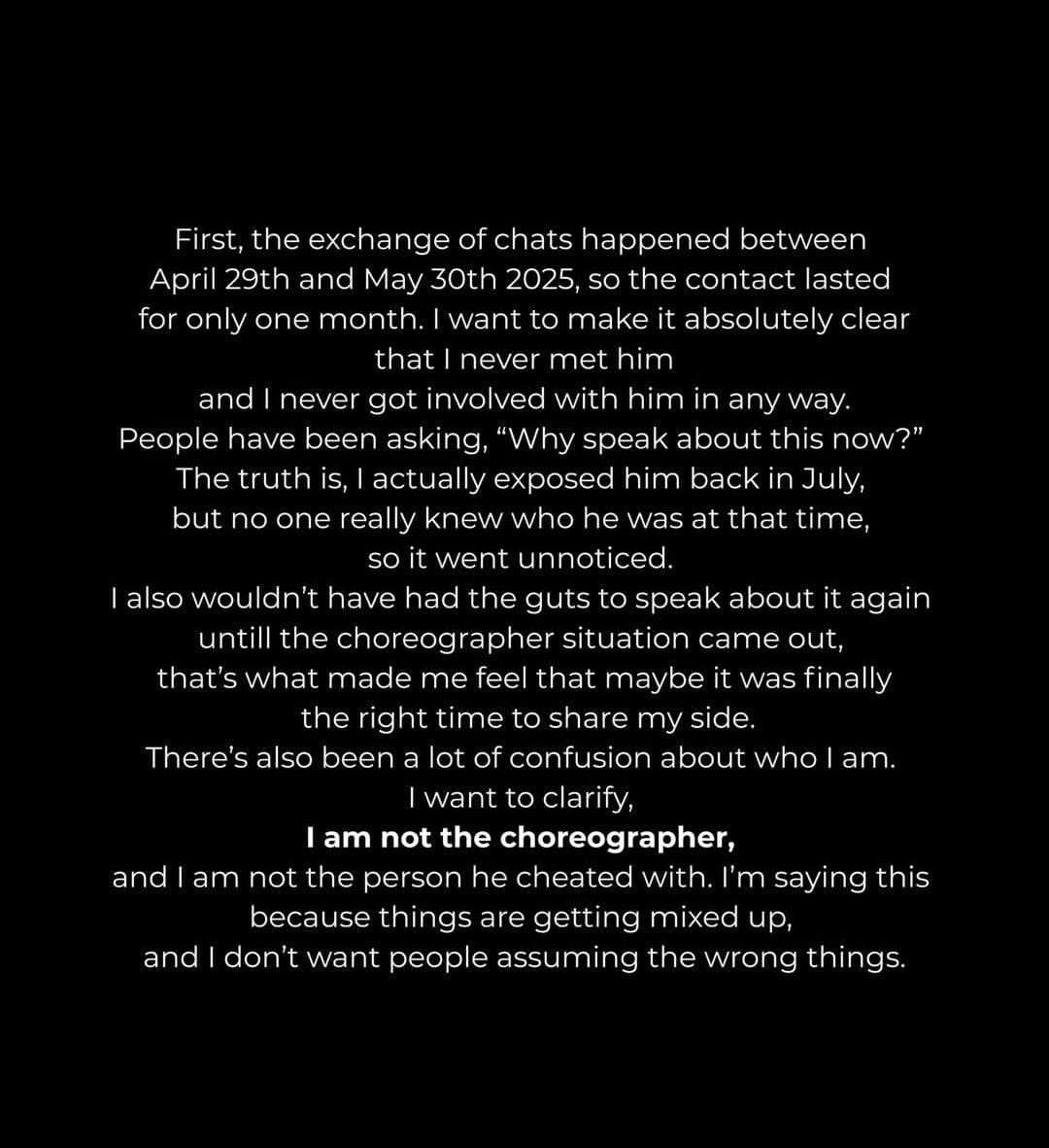 Mary D’Costa Release Statement on insta